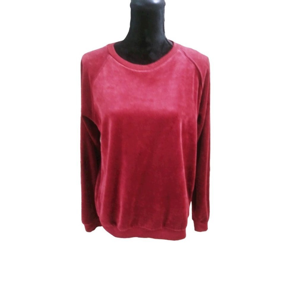 NWT Women's Knox Rose Soft Rib Knit Cuffed Long Sleeve Sweatshirt - Picture 4 of 9